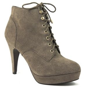 INC International Concept Combat Suede Lace Boots